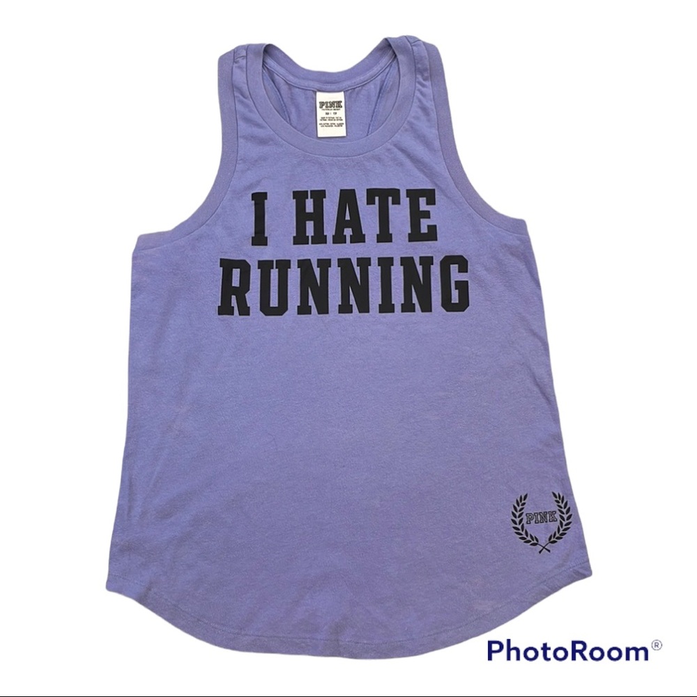 Victoria’s Secret Pink “ I Hate Running” Tank Top